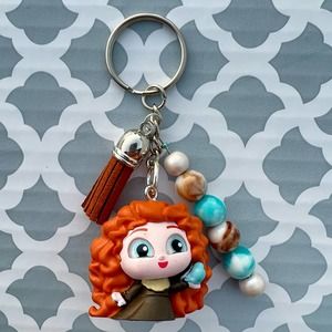 Disney Doorable Baby Princess Merida Brave Keychain New